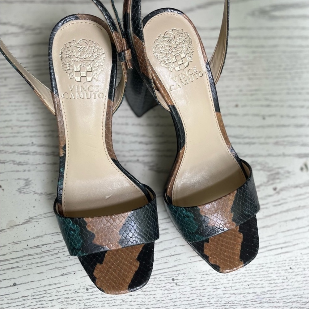 Vince Camuto Chastin Platform Sandal, Animal Print, Size 7 NWOT - Picture 4 of 4